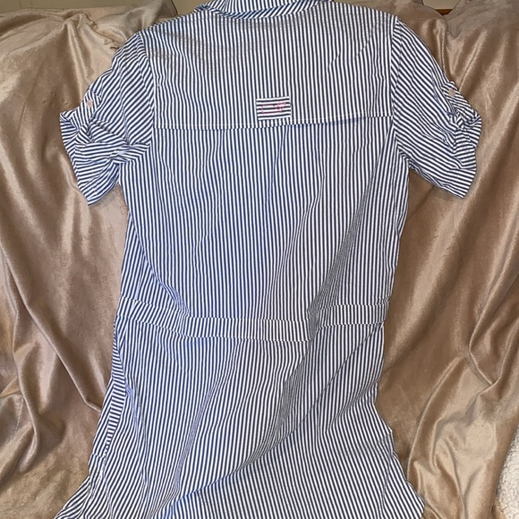 Vineyard Vines Dresses White And Blue Vineyard Vines Seersucker